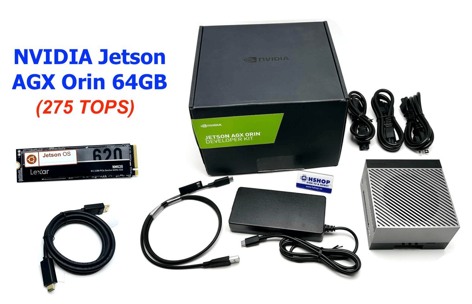 Combo NVIDIA Jetson Orin Nano Super Pro Kit (67 TOPS, 8GB, 25W)