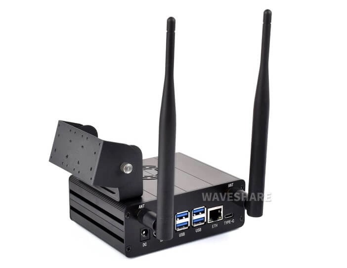 Vỏ case Waveshare Jetson Orin Aluminum Alloy Case, With Camera Holder